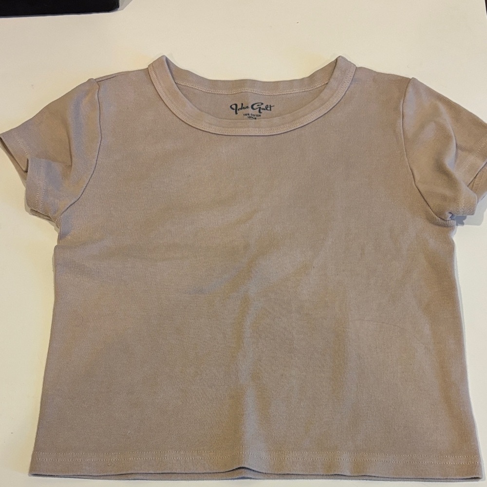 PacSun Light Tan Crop Top